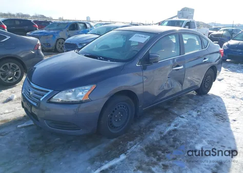 2014 Nissan Sentra S z USA, uszkodzony, nr VIN 3N1AB7AP5EY275804
